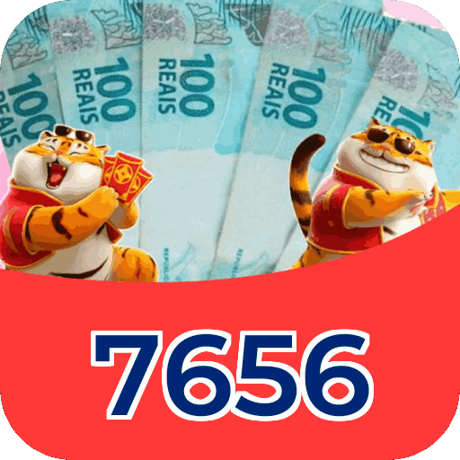 Interface do aplicativo 7656 mostrando jogos disponíveis no iOS e Android